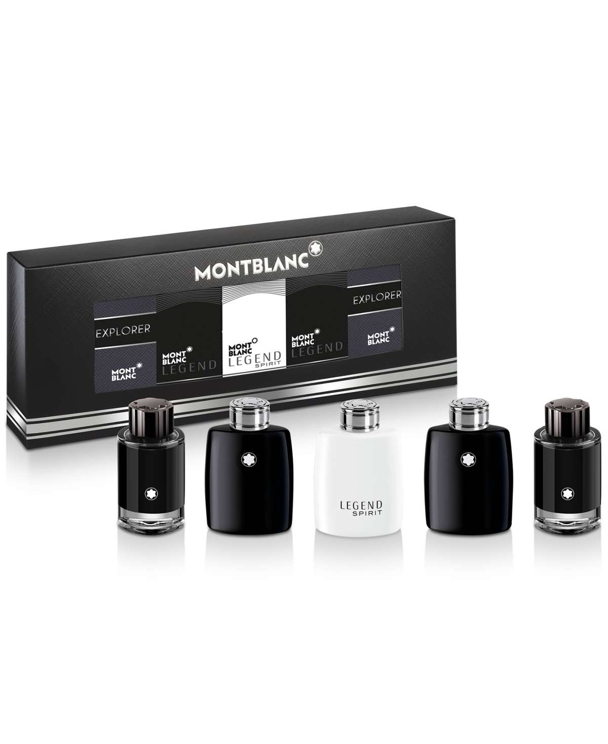 Minature 5 Piece Set 5X5ml Eau de Toilette by Montblanc for Men (Mini Set)