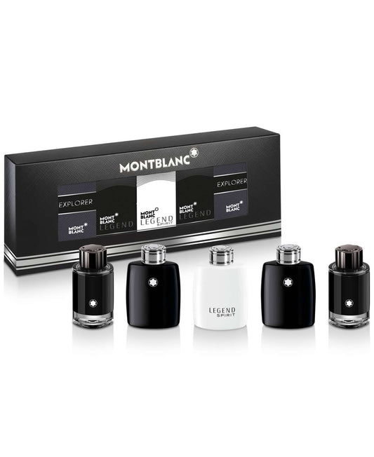 Minature 5 Piece Set 5X5ml Eau de Toilette by Montblanc for Men (Mini Set)
