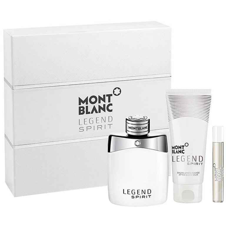 Legend Spirit 3 Piece 100ml Eau de Toilette by Montblanc for Men (Gift Set)