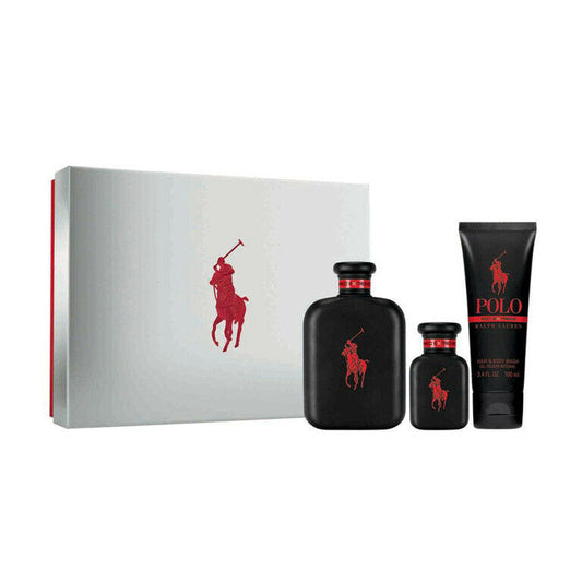 Polo Red Extreme 3 Piece 125ml Eau de Parfum by Ralph Lauren for Men (Gift Set)