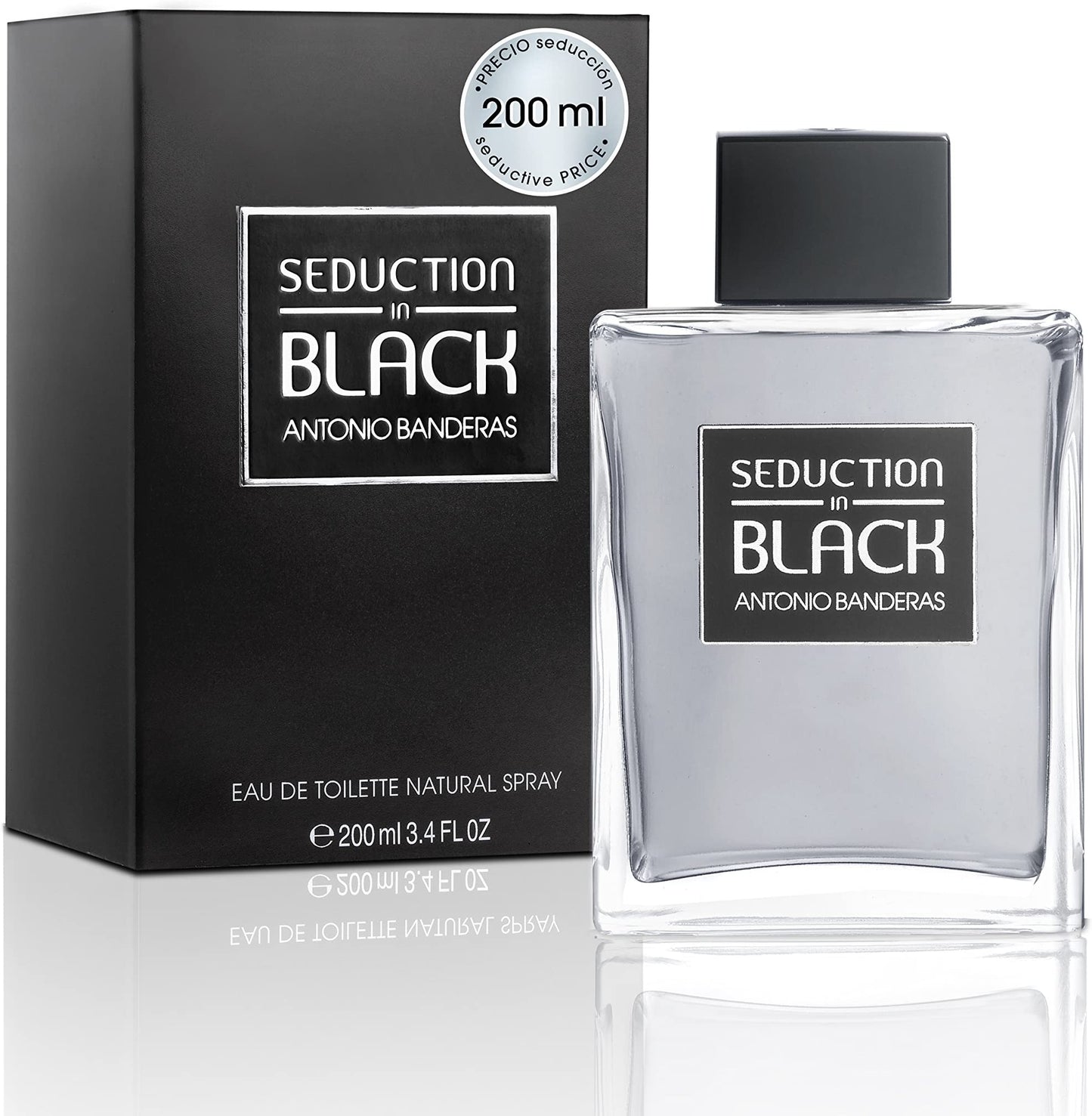 Seduction In Black by Antonio Banderas for Men Eau de Toilette (Bottle)