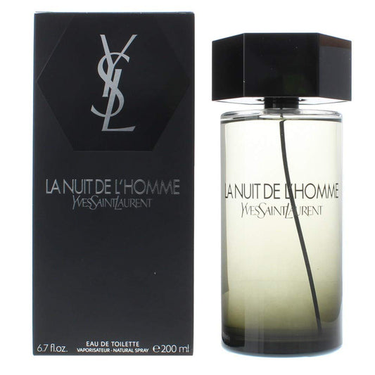 La Nuit De L'Homme 200ml Eau de Toilette by Yves Saint Laurent for Men (Bottle)