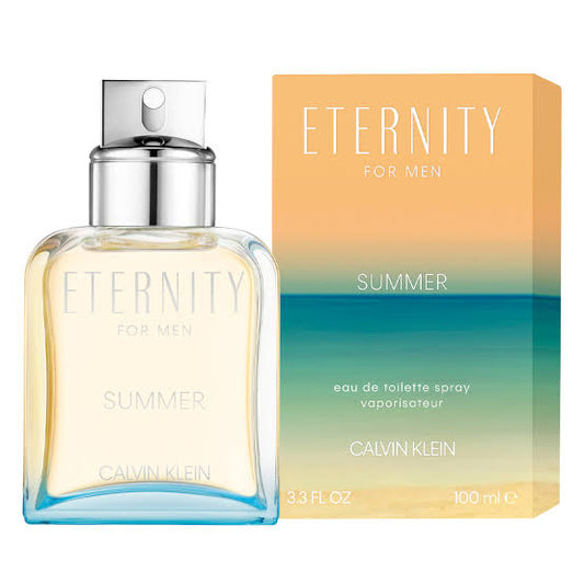 Eternity Summer 2019 100ml Eau de Toilette by Calvin Klein for Men (Bottle)