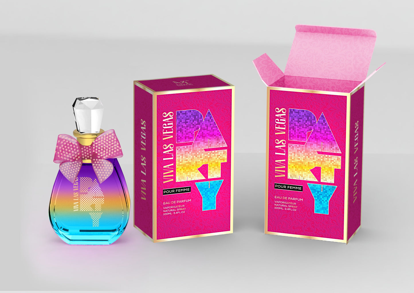 Viva Vegas Party 100ml Eau de Parfum by Mirage Brands for Women (Bottle)