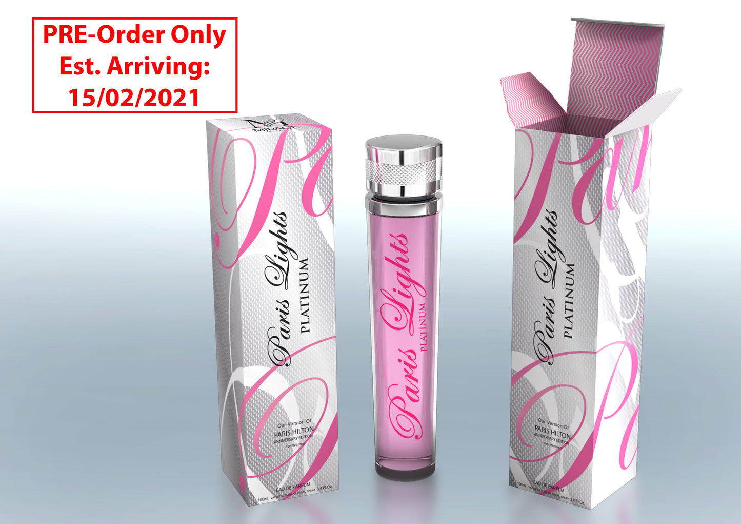 Paris Lights Platinum 100ml Eau de Parfum