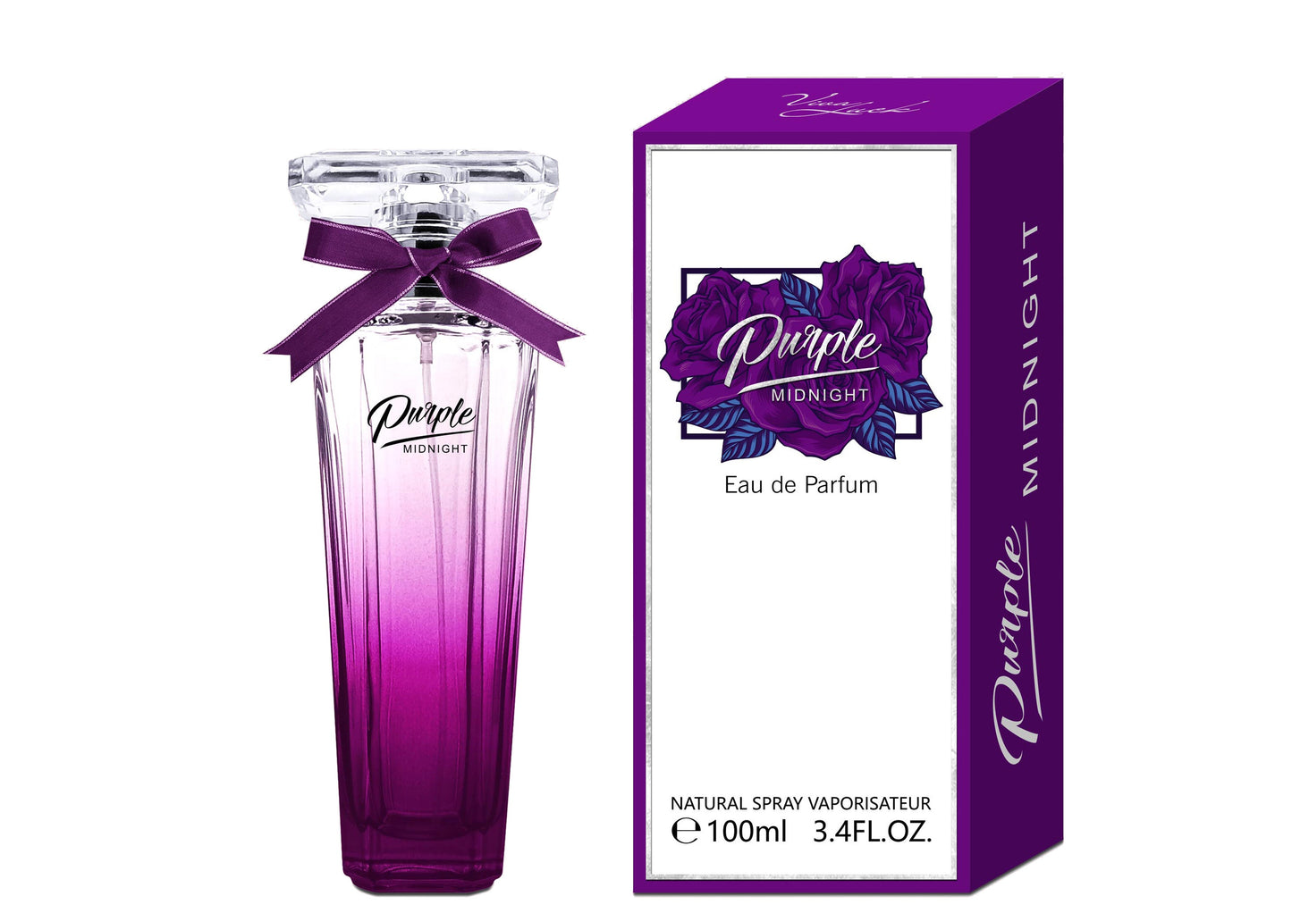 Purple Midnight 100ml Eau de Parfum by Mirage Brands for Women (Bottle)