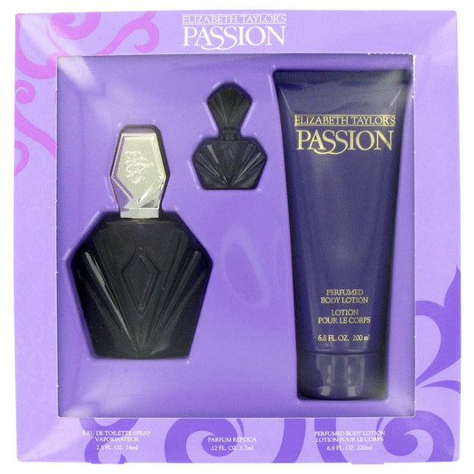 Passion 3 Piece by Elizabeth Taylor for Women Eau de Toilette (Gift Set)