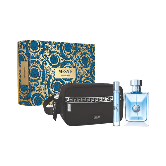 Versace Pour Homme 3 Piece  100ml Eau De Toilette