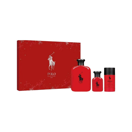 Polo Red 3 Piece 125ml Eau De Toilette