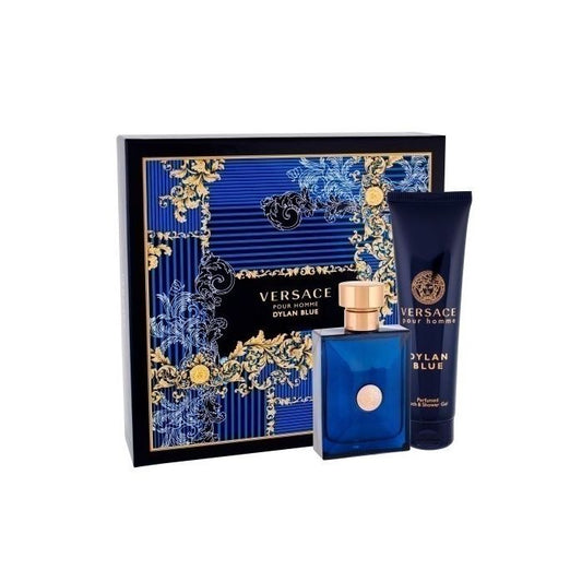 Dylan Blue Pour Homme 2 Piece by Versace for Men Eau de Toilette (Gift Set)