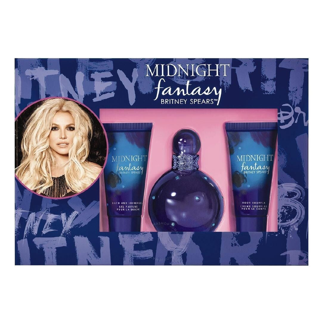 Midnight Fantasy 3 Piece by Britney Spears for Women Eau de Parfum (Gift Set)
