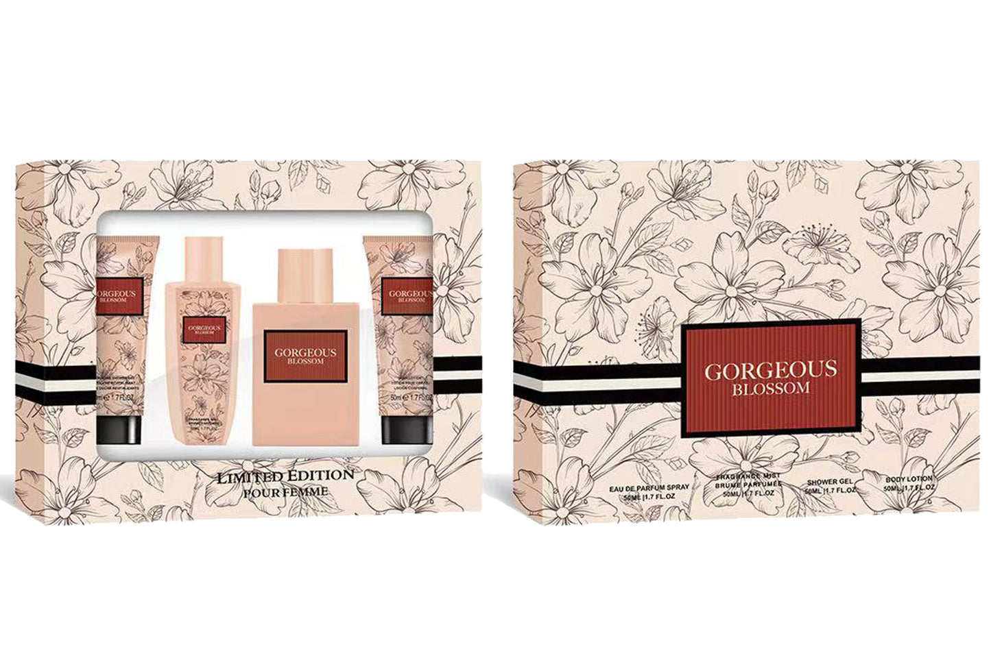 Guuci Boom 4 Piece 50ml Eau de Parfum by Mirage Brands for Women (Gift Set)