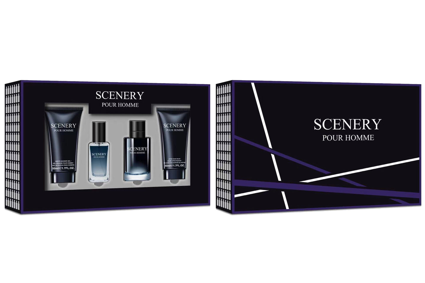 Scenery 4 Piece 50ml Eau de Toilette by Mirage Brands for Men (Gift Set)