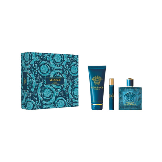 Eros 3 Piece 100ml Eau De Parfum