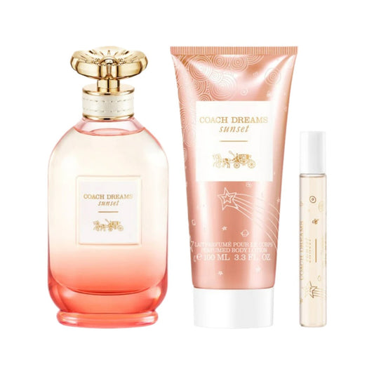 Coach Dream Sunset 3 Piece 90ml Eau De Parfum