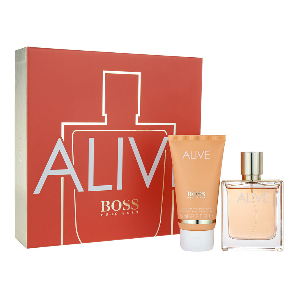 Boss Alive 2 Piece 50ml Eau De Parfum By Hugo Boss For Women (Gift Set)