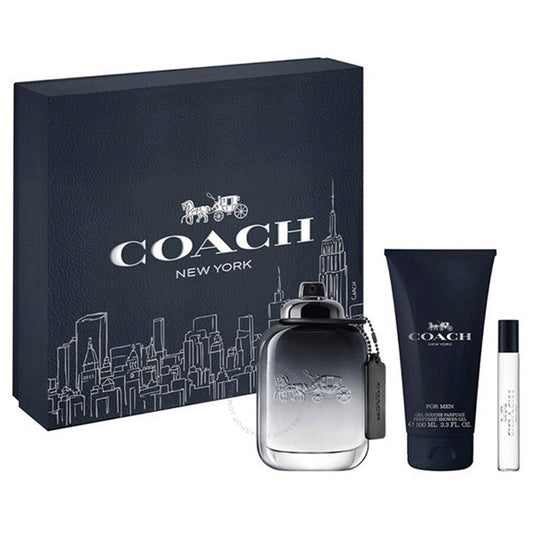Coach Men 3 Piece by Coach for Men Eau de Toilette (Gift Set)