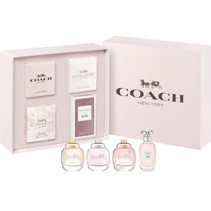 Minature 4 Piece Set by Coach for Women Eau de Parfum (Mini Set)