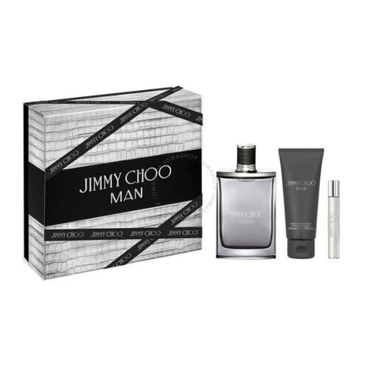 Jimmy Choo Man 3 Piece by Jimmy Choo for Men Eau de Toilette (Gift Set-A)