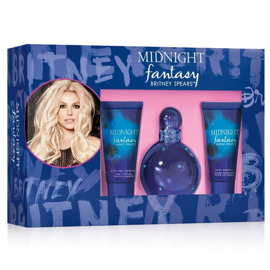 Midnight Fantasy 3 Piece 100ml Eau de Parfum by Britney Spears for Women (Gift Set)