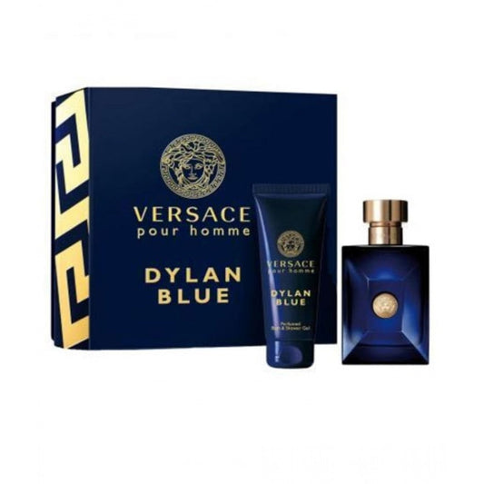 Dylan Blue Pour Homme 2 Piece by Versace for Men Eau de Toilette (Gift Set-A)