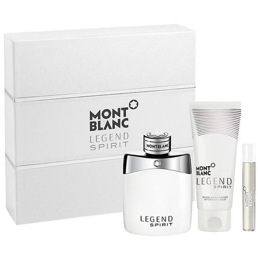 Legend Spirit 3 Piece 100ml Eau de Toilette by Montblanc for Men (Gift Set)