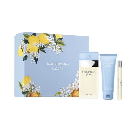 Light Blue 3 Piece 100ml Eau de Toilette by Dolce & Gabbana for Women (Gift Set)