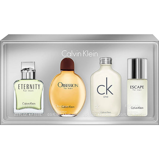 Calvin Klein Collection 4 Piece by Calvin Klein for Men Eau de Toilette (Mini Set)