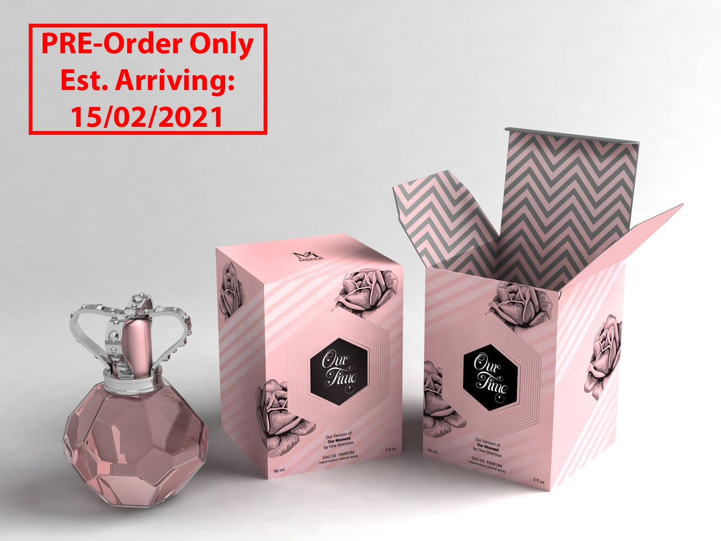 Our Time 90ml Eau de Parfum by Mirage Brands for Women (Bottle)