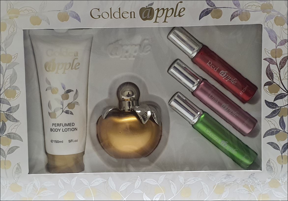 Golden Apple 5 Piece 100ml Eau de Parfum by Ron Marone'S for Women (Finefrench)