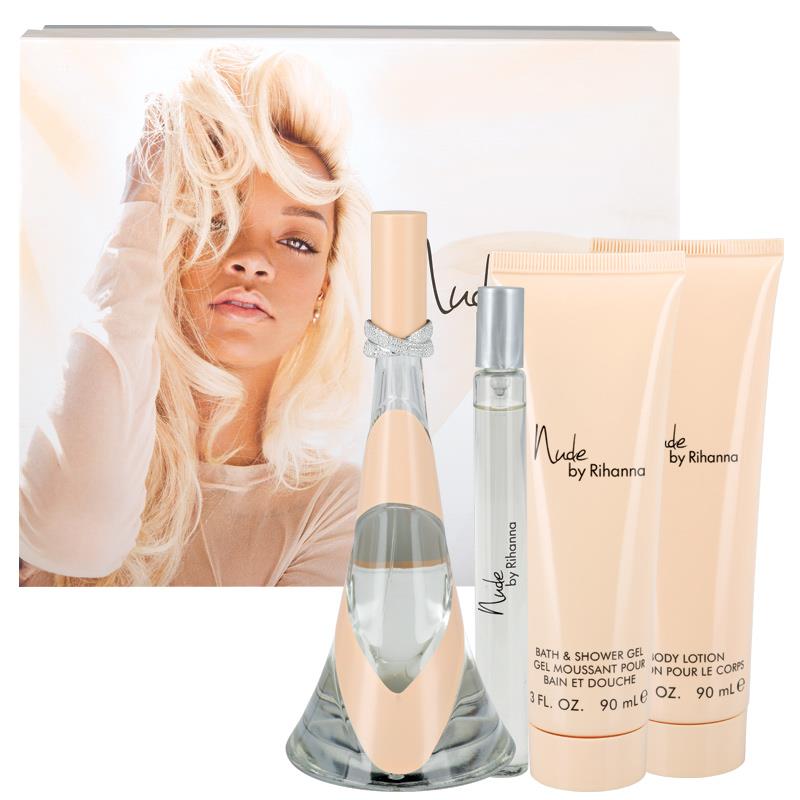 Nude 4 Piece 100ml Eau de Parfum by Rihanna for Women (Gift Set)