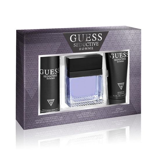 Seductive 3 Piece 100ml Eau de Toilette by Guess for Men (Gift Set)
