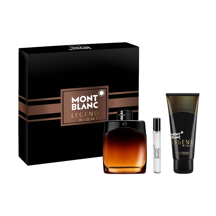 Legend Night 3 Piece by Montblanc for Men Eau de Parfum (Gift Set-A)