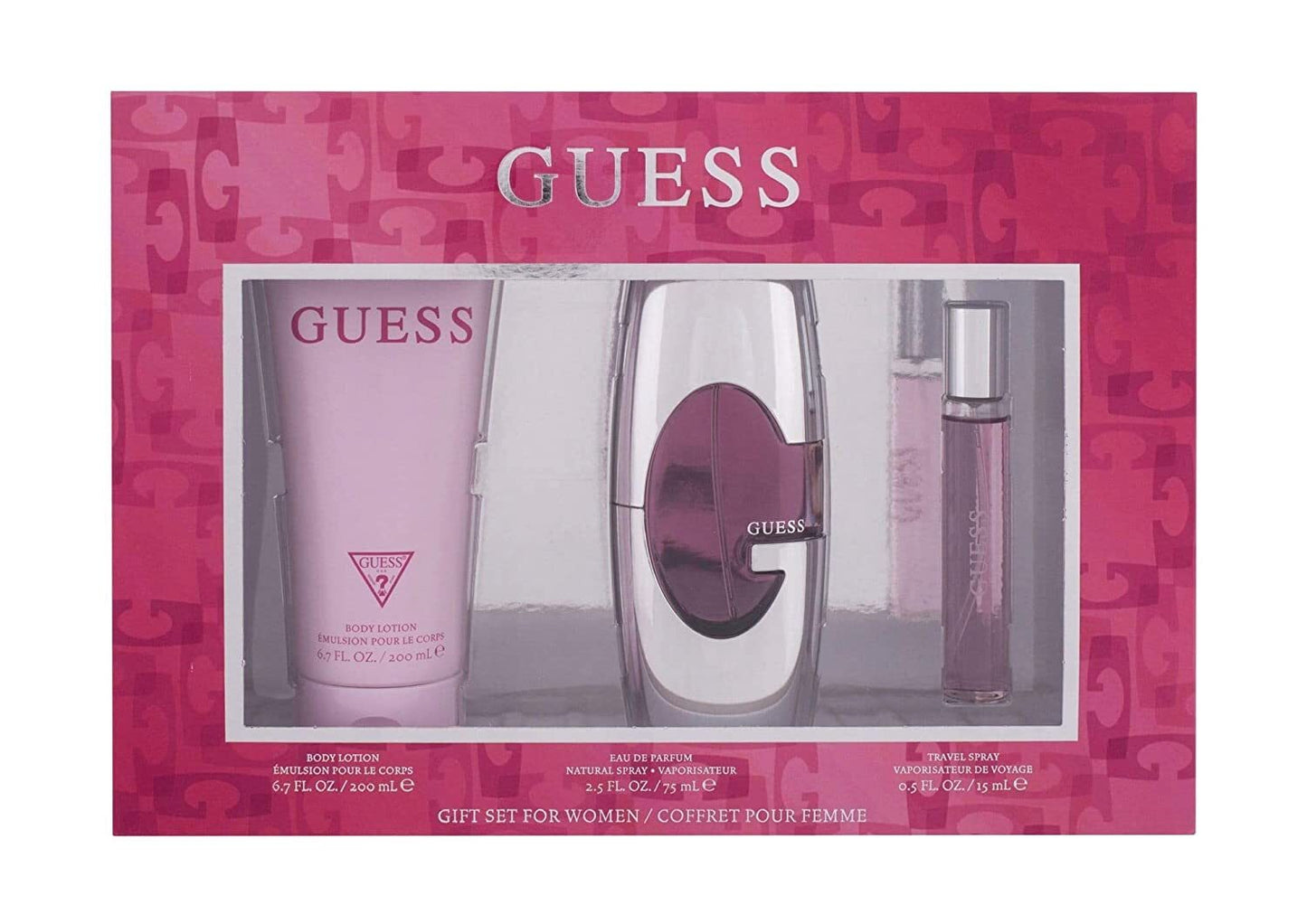 Guess 3 Piece 75ml Eau De Parfum By Guess For Women (Gift Set)