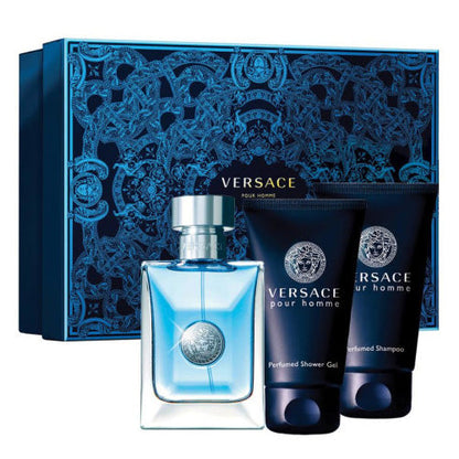 Pour Homme 3 Piece by Versace for Men Eau de Toilette (Gift Set)