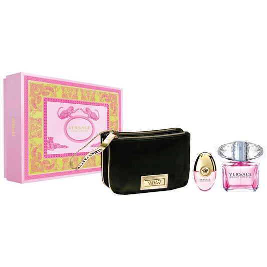 Bright Crystal 3 Piece by Versace for Women Eau de Toilette (Gift Set-A)