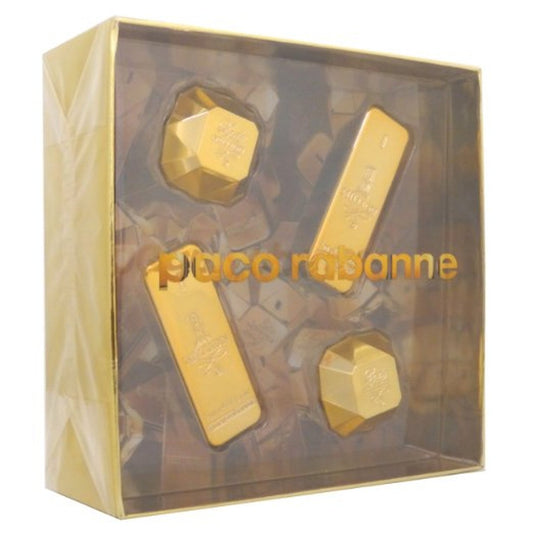 Million Miniature Collection 4 Piece by Paco Rabanne for Unisex Eau de Parfum (Mini Set)