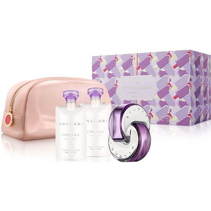 Omnia Amethyste 4 Piece by Bvlgari for Women Eau de Toilette (Gift Set)
