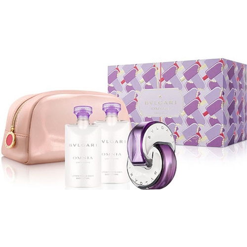 Omnia Amethyste 4 Piece by Bvlgari for Women Eau de Toilette (Gift Set)