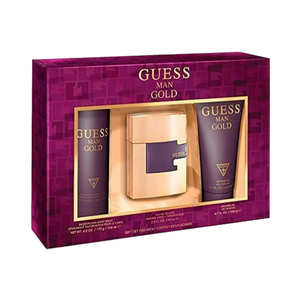 Man Gold 3 Piece 75ml Eau de Toilette