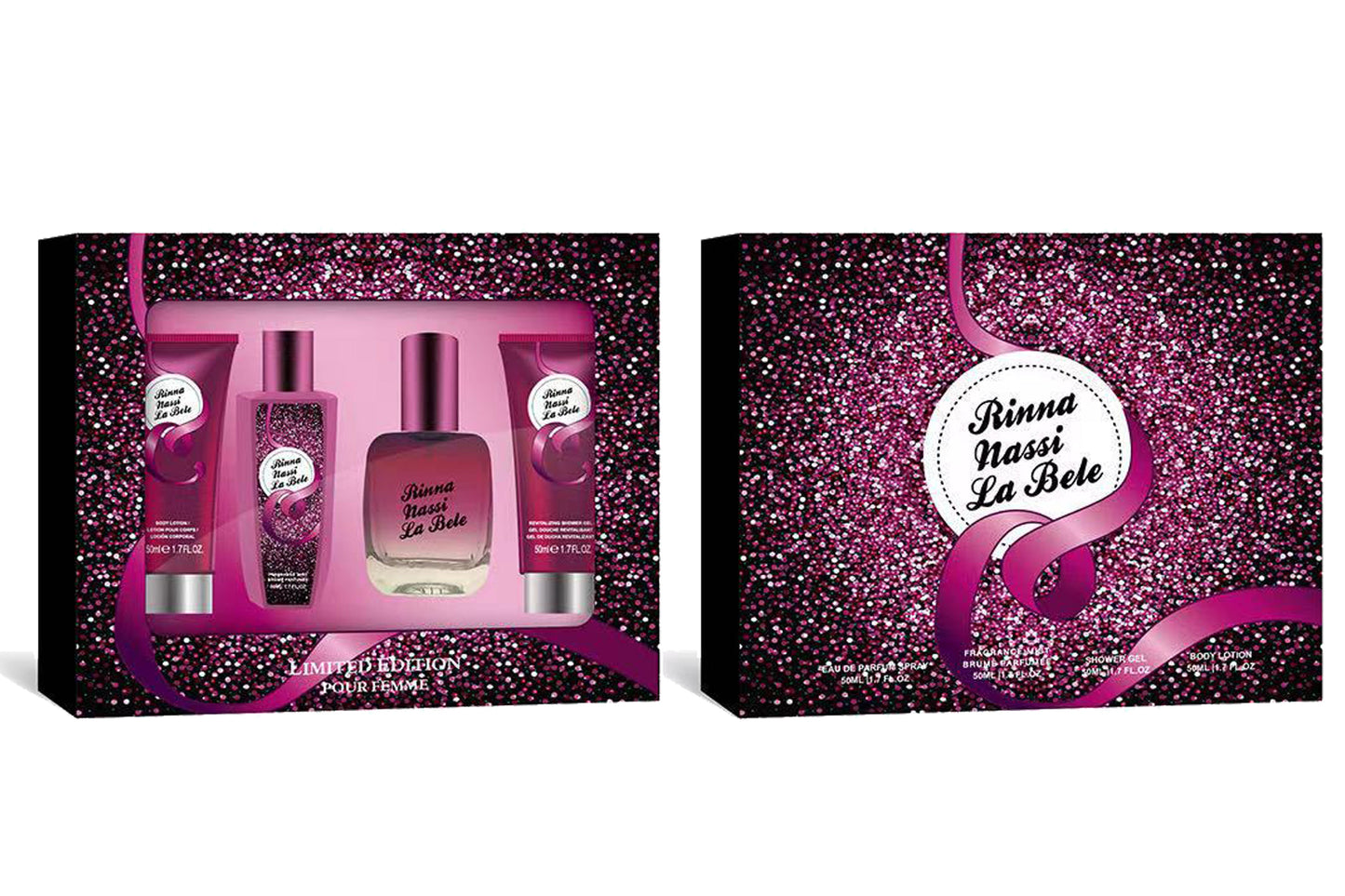 Rinna La Bele 4 Piece 50ml Eau de Parfum by Mirage Brands for Women (Gift Set)