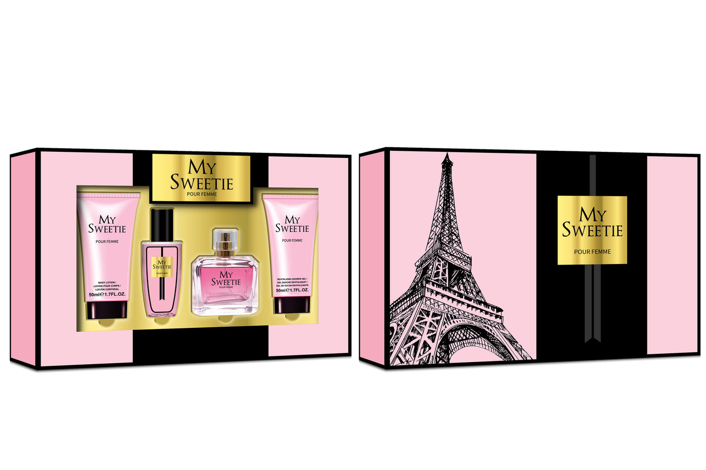My Sweetie 4 Piece 50ml Eau de Parfum by Mirage Brands for Women (Gift Set)