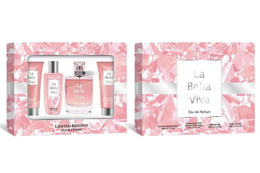 La Bella Viva 4 Piece 50ml Eau de Parfum by Mirage Brands for Women (Gift Set)