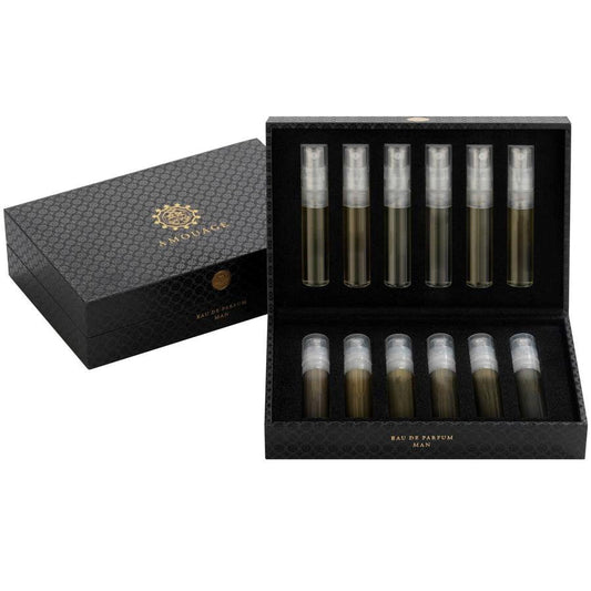Amouage Pour Homme 12 Piece (Sampler) 2ml Eau de Parfum by Amouage for Men (Mini Set)