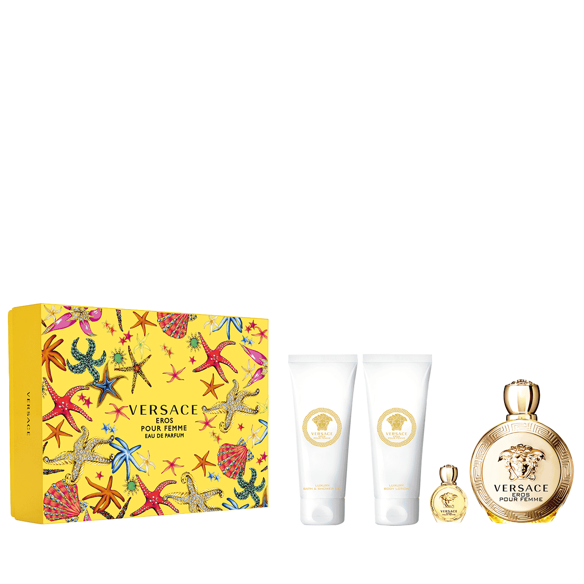 Eros Pour Femme 4 Piece 100ml Eau de Parfum