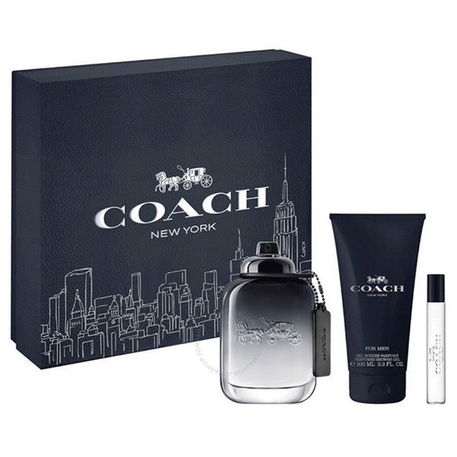 Coach Men 3 Piece by Coach for Men Eau de Toilette (Gift Set)