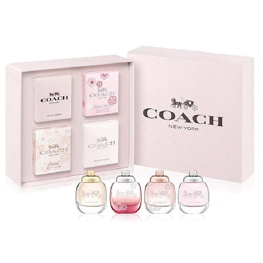Minature 4 Piece Set by Coach for Women  (Mini Set)