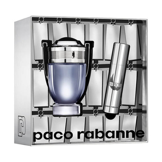Invictus 2 Piece 100ml Eau De Toilette By Paco Rabanne For Men (Gift Set)